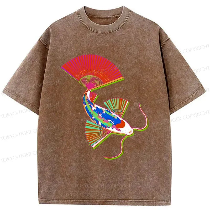 Japanese Traditional Fish T-Shirt with Free Shipping