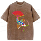 Japanese Traditional Fish T-Shirt with Free Shipping