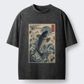 Comfortable Kyoto Lion Retro Streetwear T-Shirt