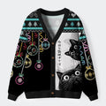 Funny Cat Cardigan Gift for Her