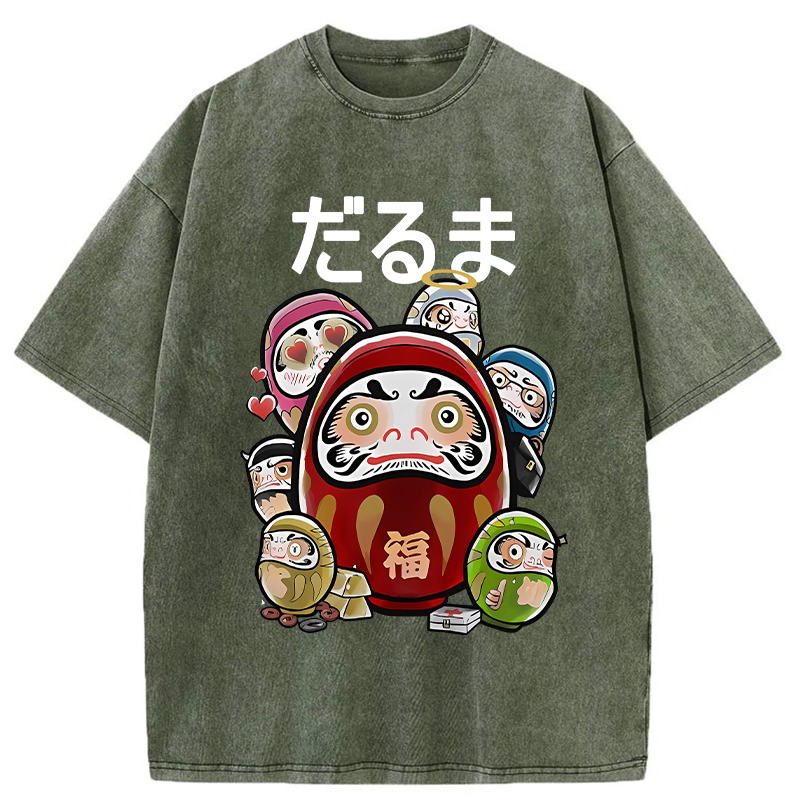 unisex super soft daruma doll tee