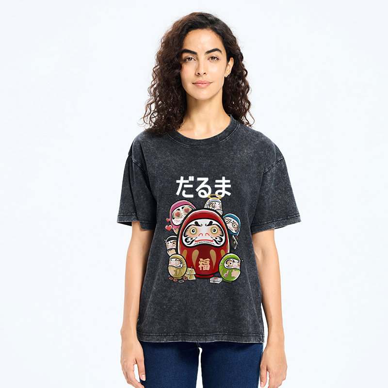 unisex super soft daruma doll tee