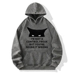 Japanese Funny Washed Hoodie for Daily Wear
