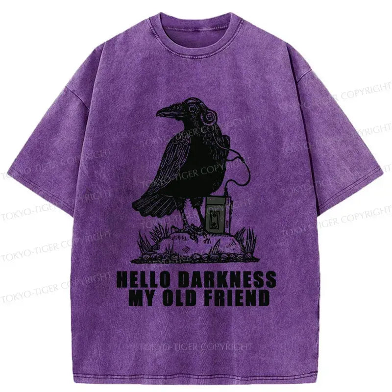Kyoto-Lion Crows Washed T-Shirt