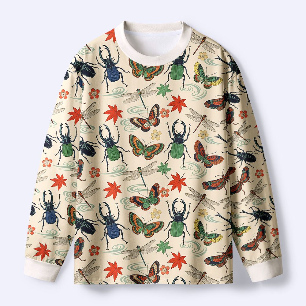 Kyoto-Lion Insect World Eco-Friendly Long Sleeve T-Shirt
