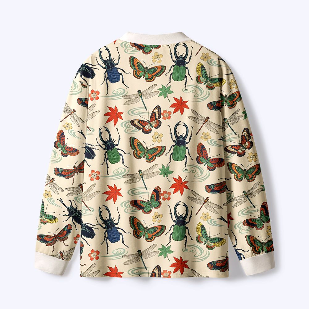 Kyoto-Lion Insect World Eco-Friendly Long Sleeve T-Shirt