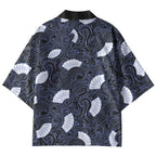 Kyoto-Lion Wave Of Tradition Kimono Cardigan
