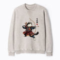Samurai Cat Sweatshirt for Street Style Trendy