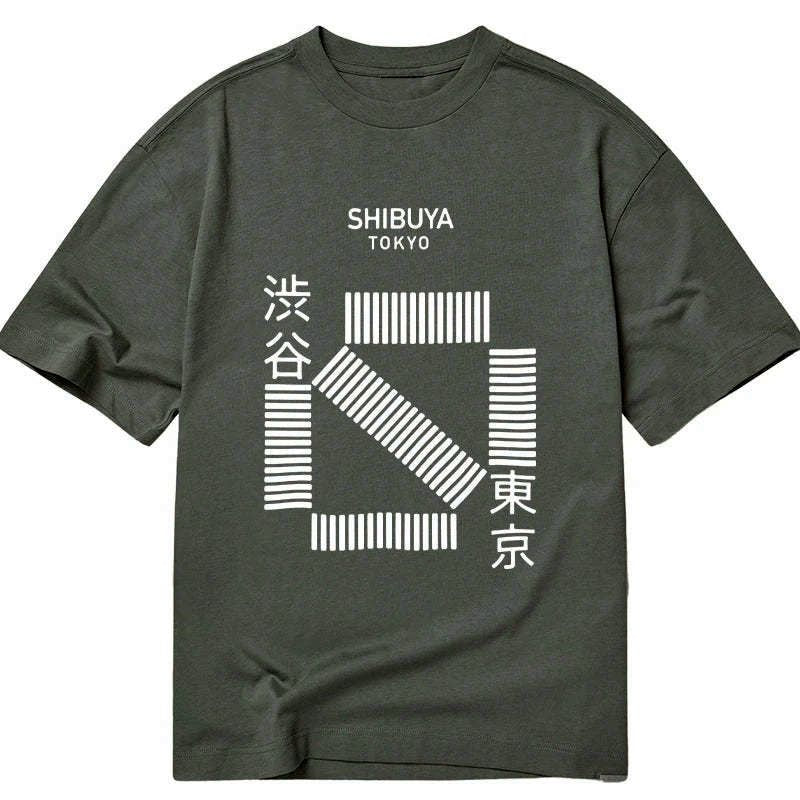Shibuya crossing unisex tee for vacation