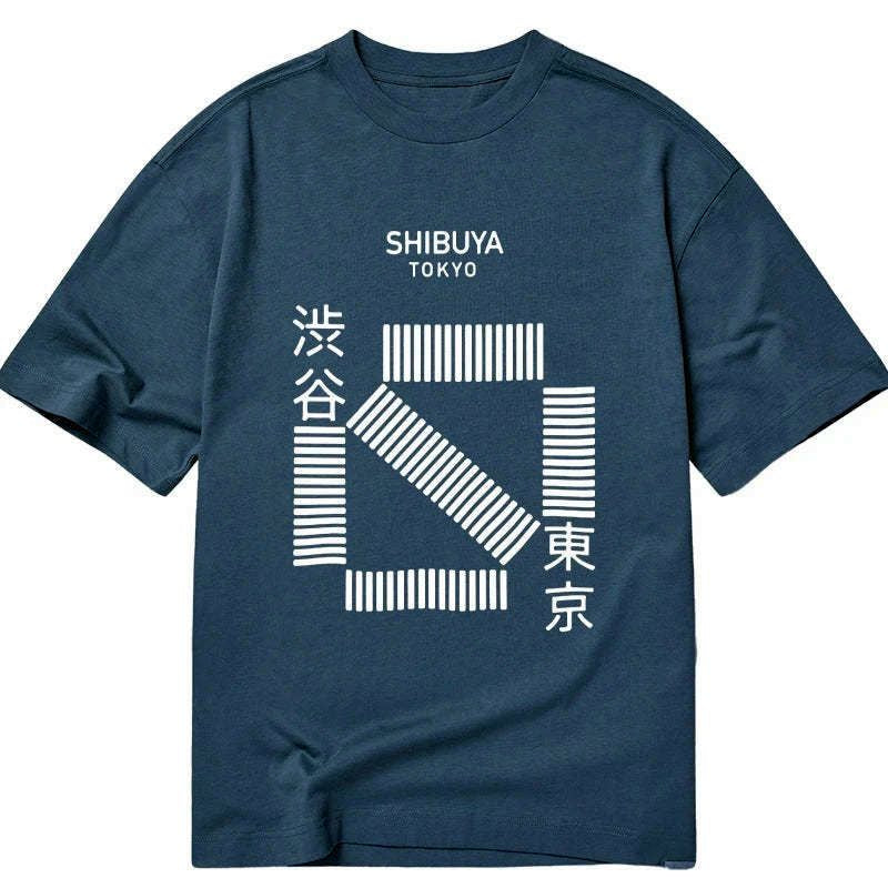 Kyoto-Lion Japanese Shibuya Crossing Classic T-Shirt