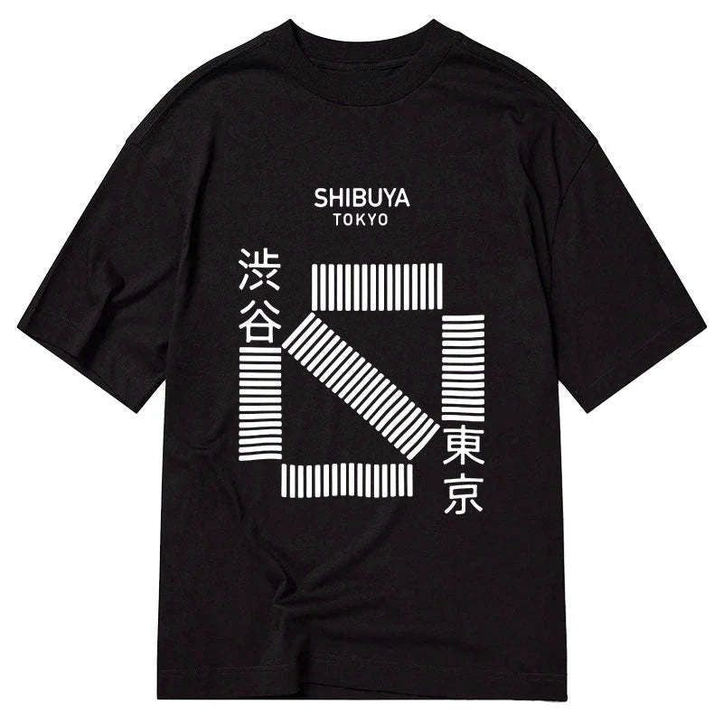 Kyoto-Lion Japanese Shibuya Crossing Classic T-Shirt