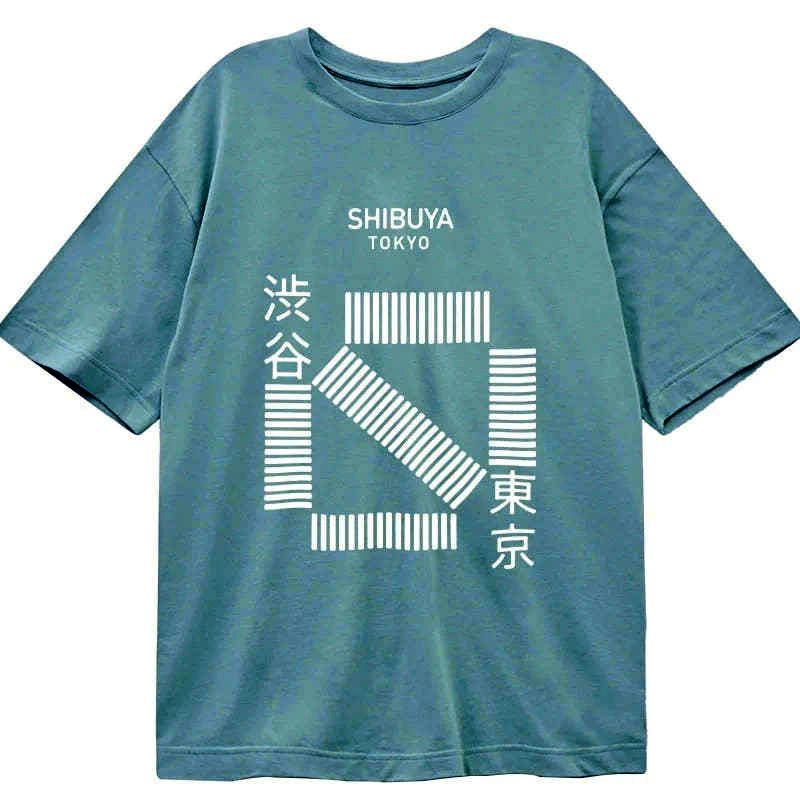Kyoto-Lion Japanese Shibuya Crossing Classic T-Shirt