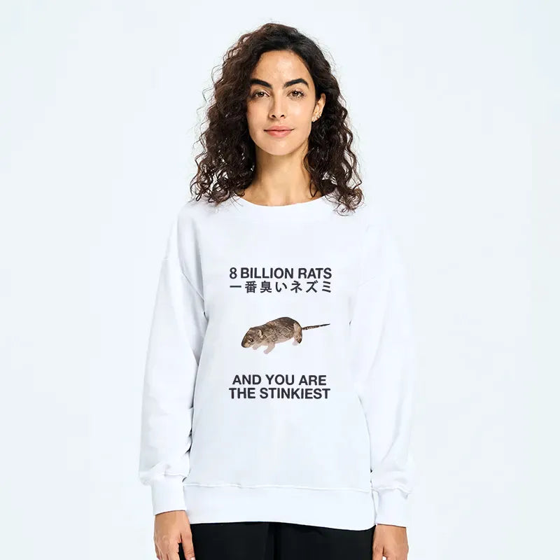 worlds stinkiest rat sweatshirt gift idea