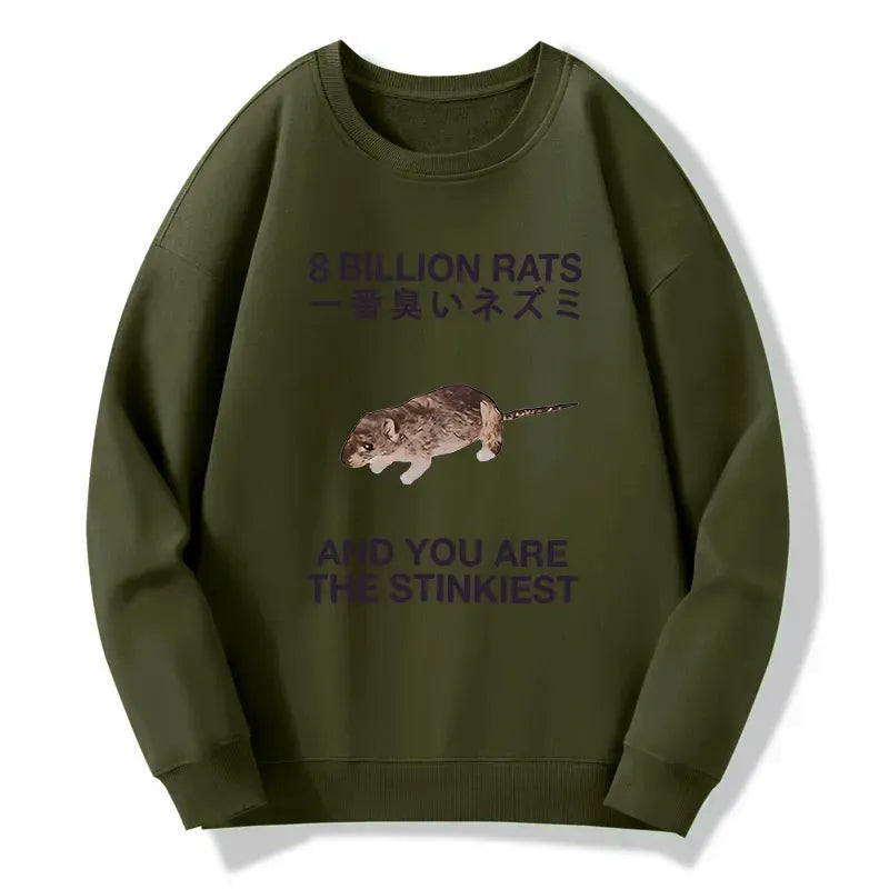 funny rat sweatshirt for him