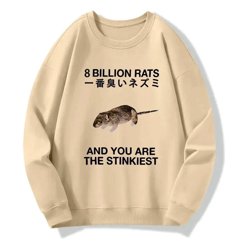 funny rat sweatshirt for him