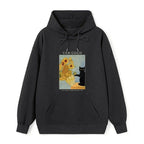 kyoto lion vintage cat hoodie