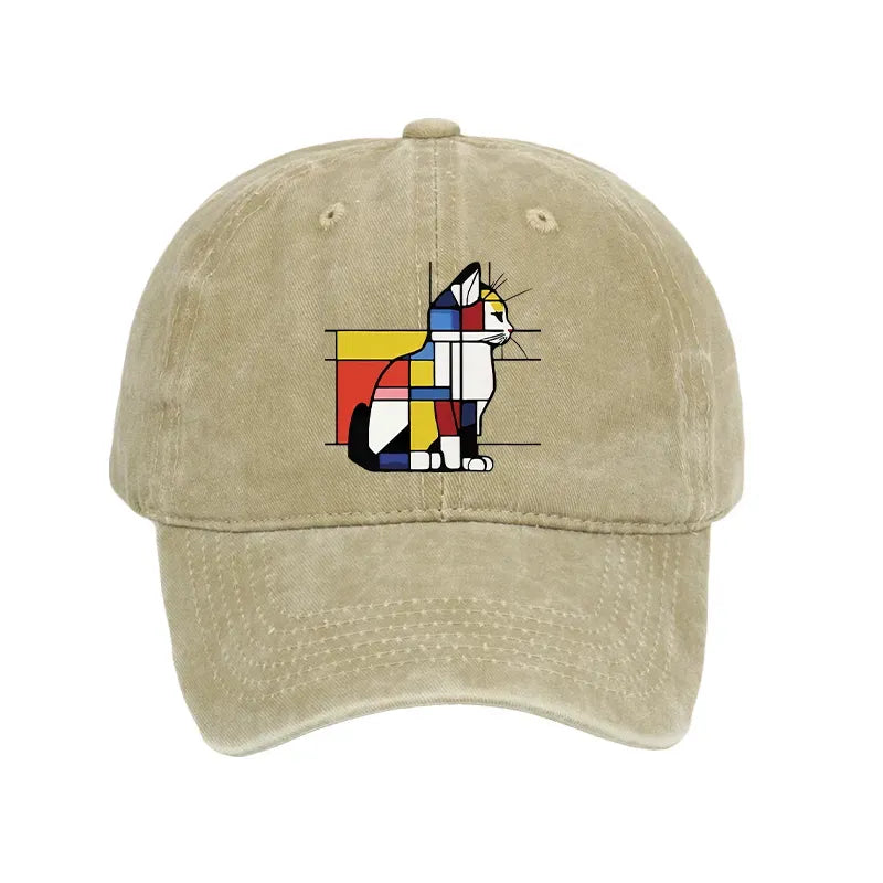Japanese washed cap for daily wear
