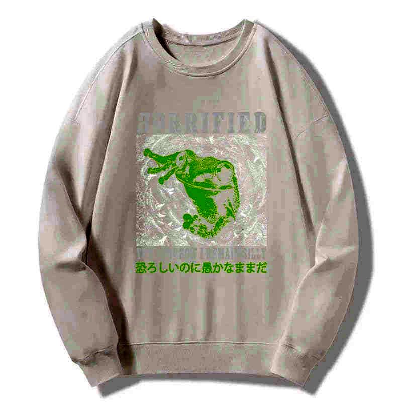 Kyoto-Lion Silly Frog Japanese Sweatshirt