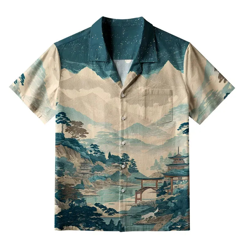 Japanese Aloha Shirt for Vacation