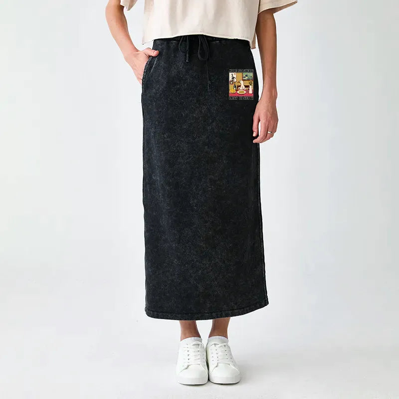 soft cotton japanese skirt for daily wear