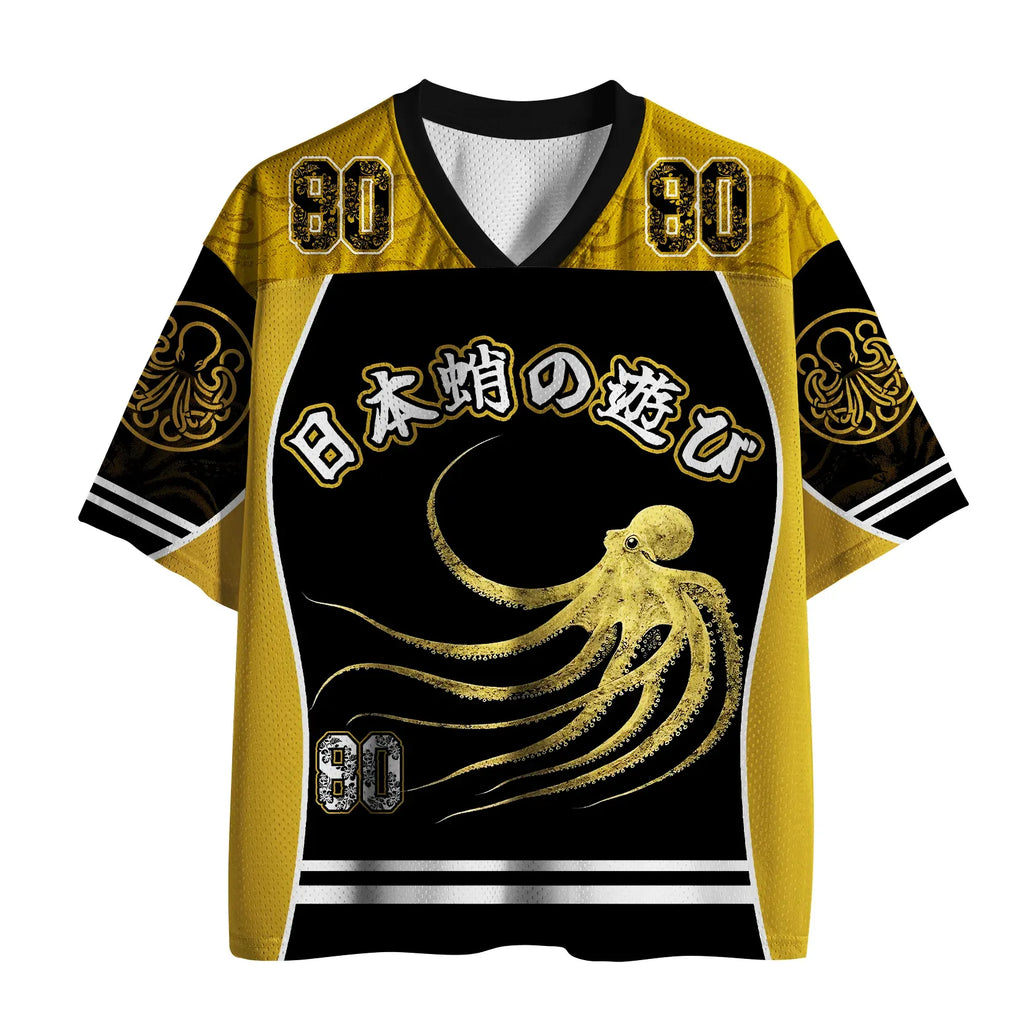 breathable octopus mesh jersey for sports