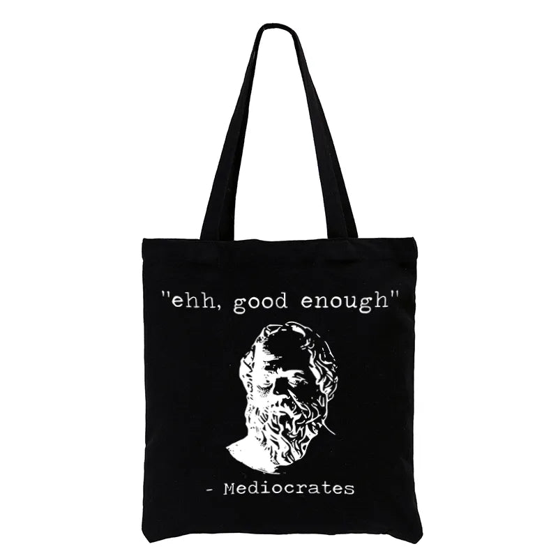 Kyoto-Lion Mediocrates Meme Tote Bag