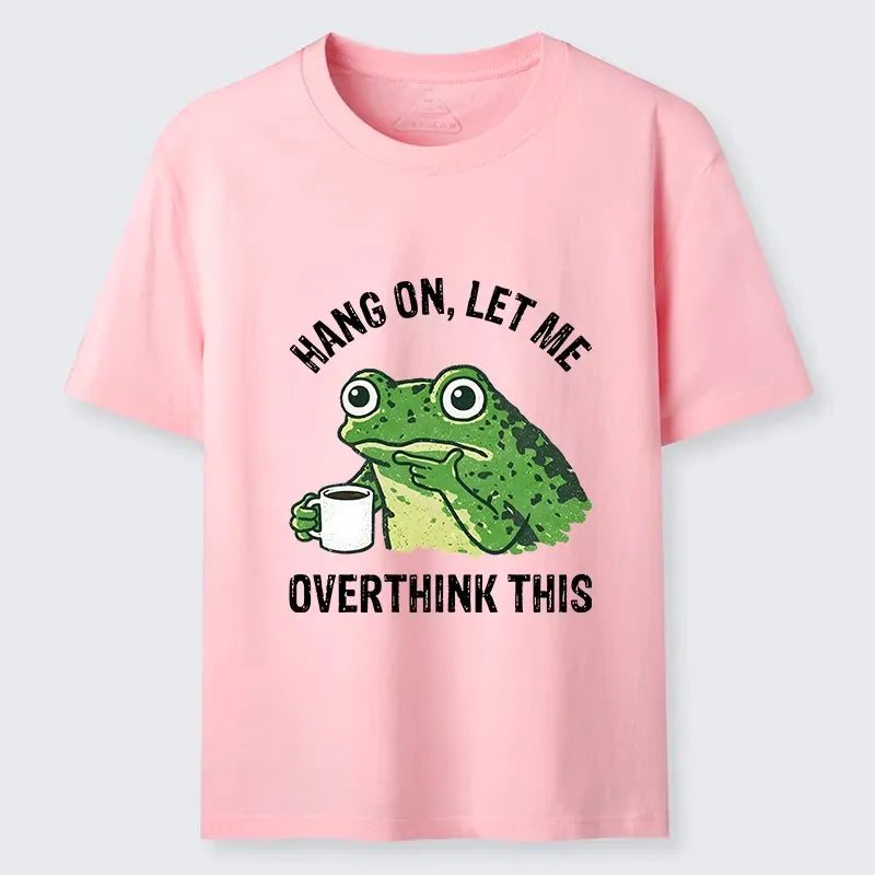 Overthinking frog shirt for daily wear