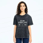 Unisex washed t-shirt free shipping
