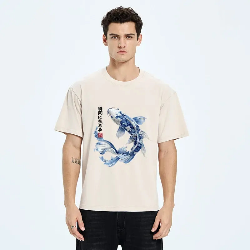 Vintage Koi Fish Gift for Him