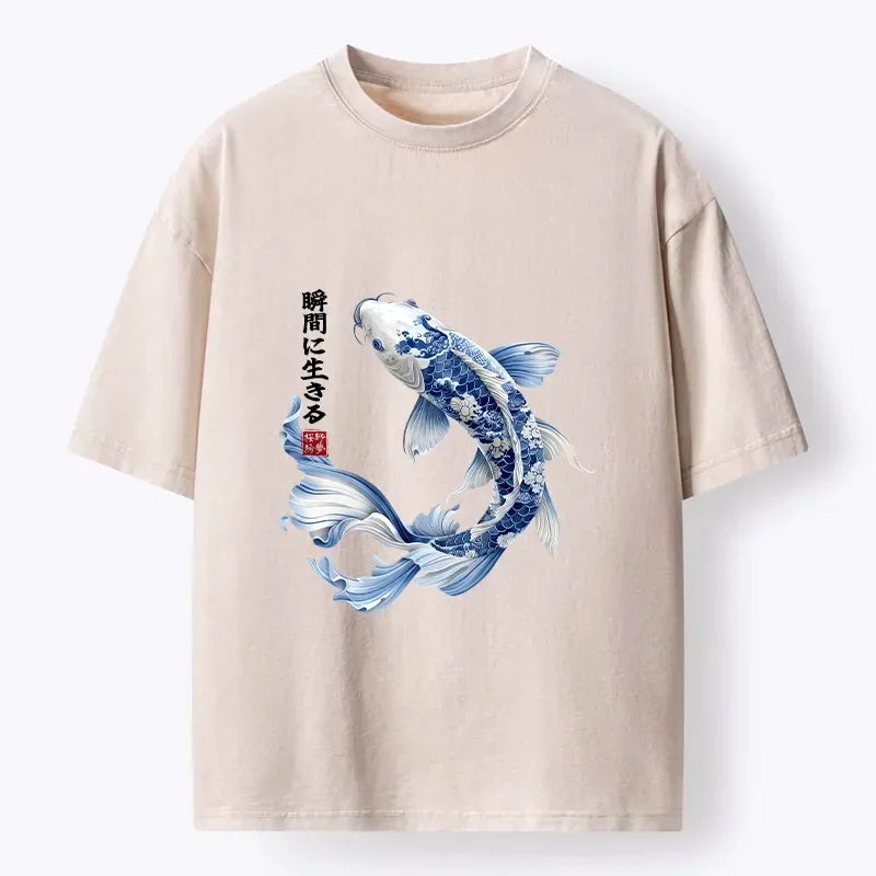 Vintage Koi Fish Gift for Him