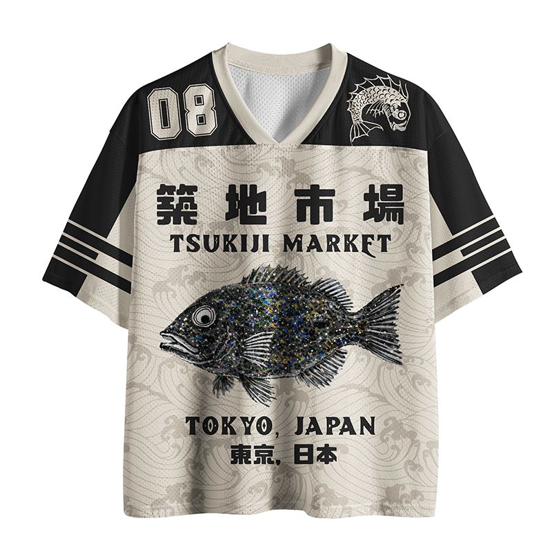 Kyoto Lion Mesh Jersey for Street Style