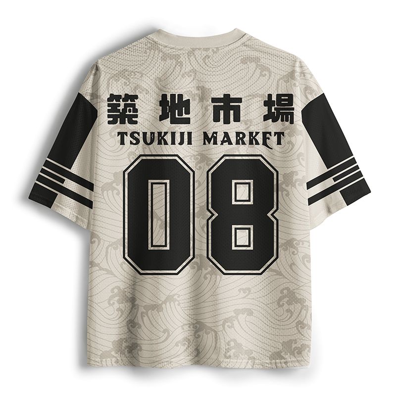 Kyoto-Lion Japanese Tsukiji Market Mesh Jersey