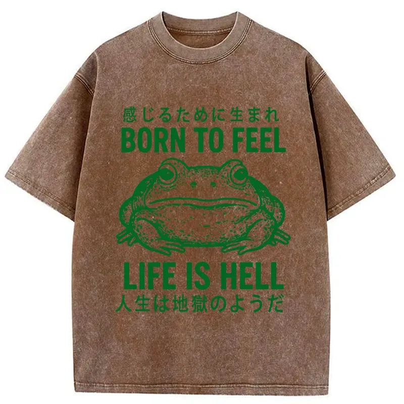 funny frog t-shirt for daily wear