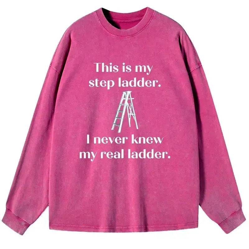 Japanese Washed Long Sleeve T-Shirt for Daily Wear