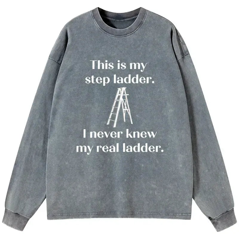 Japanese Washed Long Sleeve T-Shirt for Daily Wear