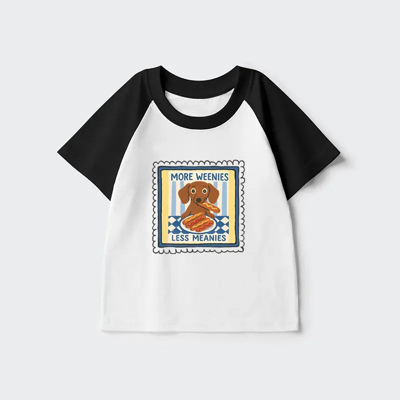 Japanese Kids Raglan T-shirt for Daily Wear