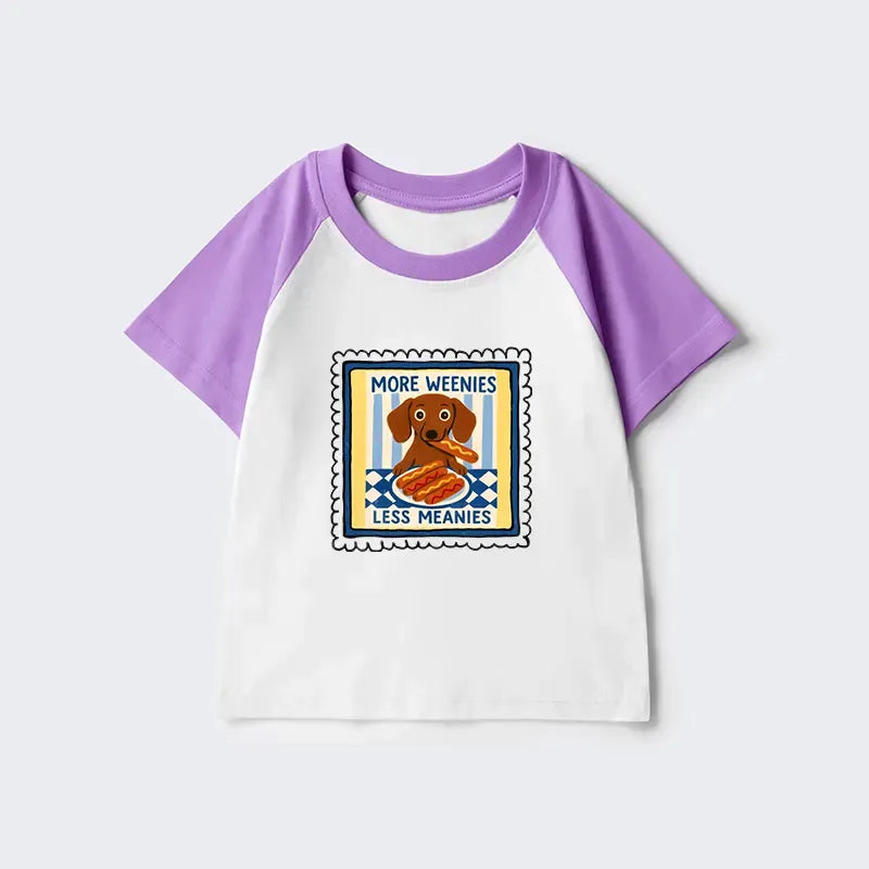 Japanese Kids Raglan T-shirt for Daily Wear