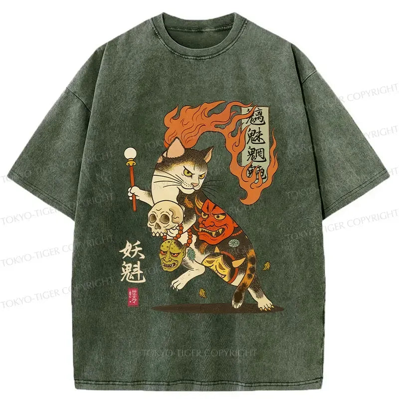 Fiery Spirit Cat Tee Gift Idea