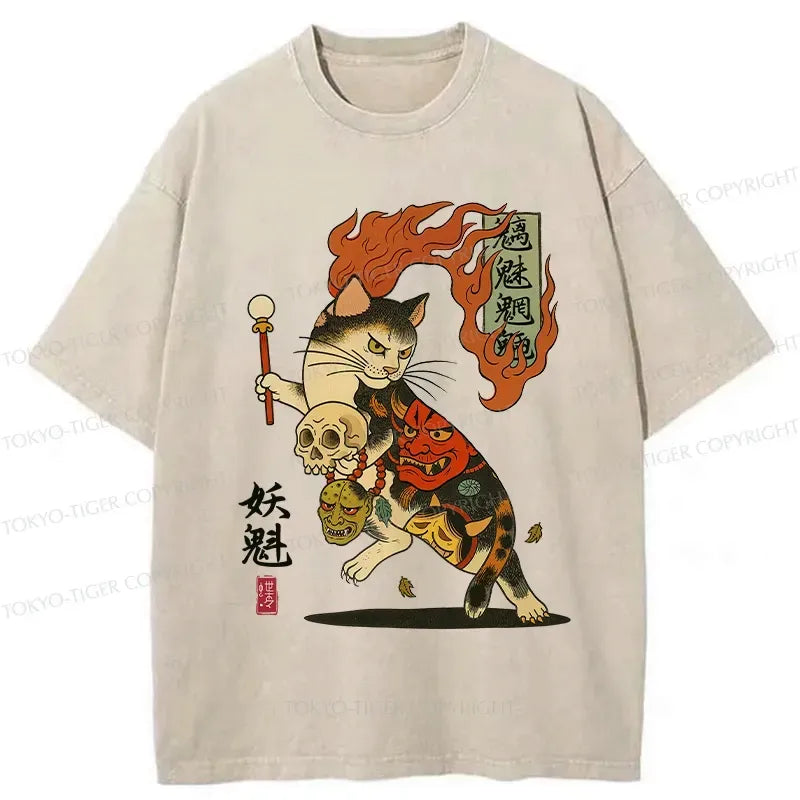 Fiery Spirit Cat Tee Gift Idea