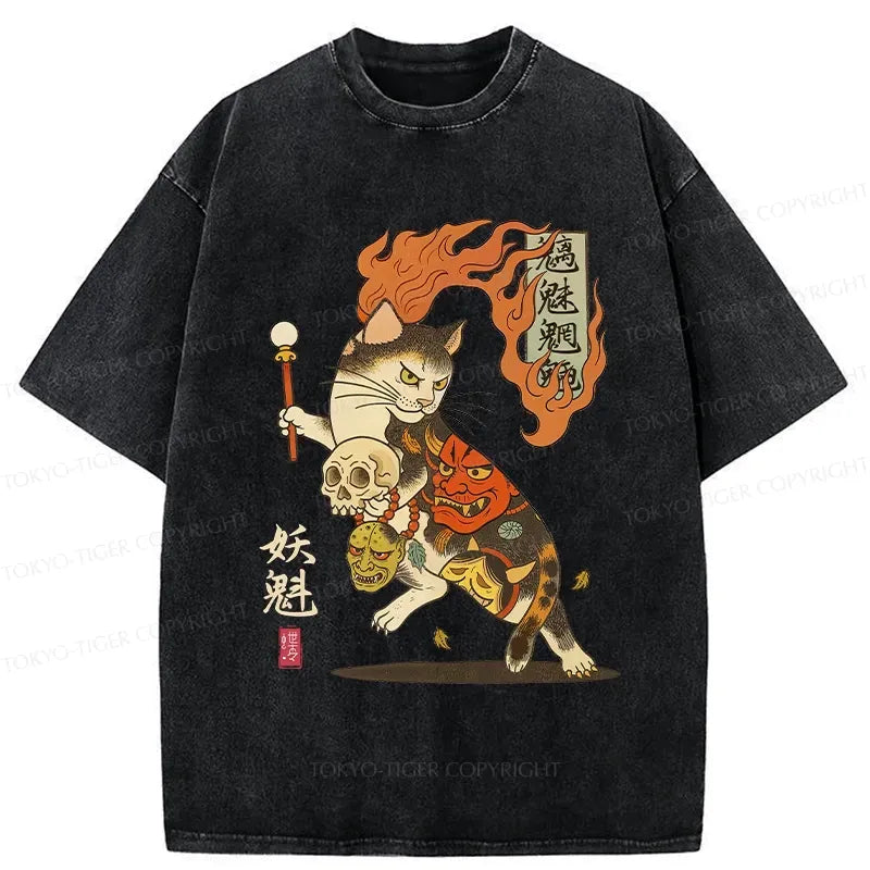 Fiery Spirit Cat Tee Gift Idea