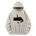 Kyoto-Lion Cat Refused Washed Hoodie