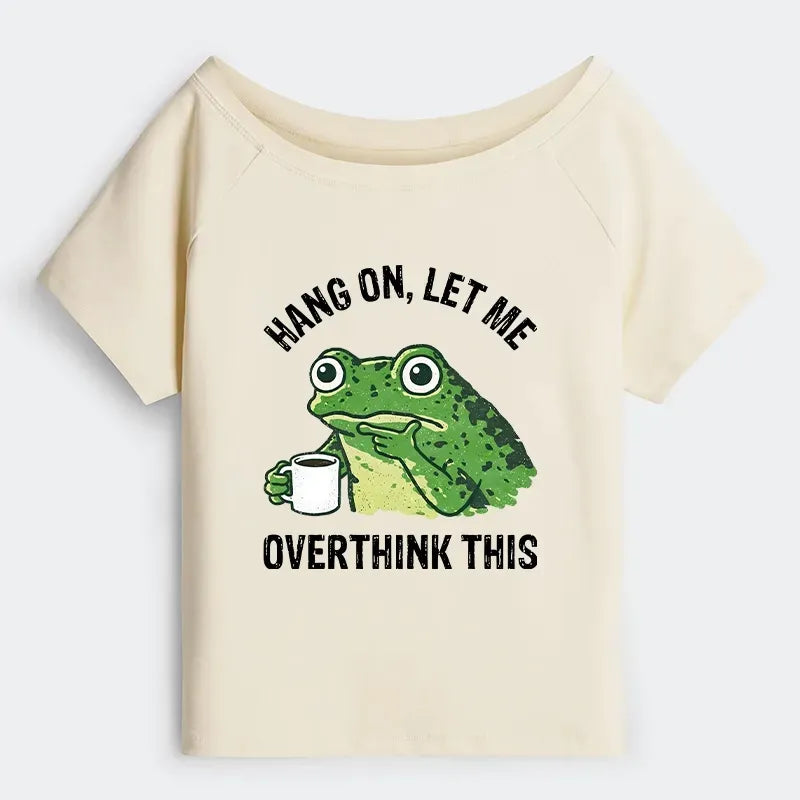 Kyoto Overthinking Frog T-Shirt Trendy Summer