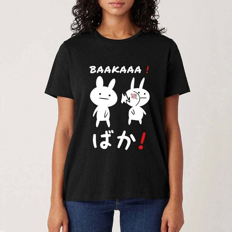funny baka manga slap tee for daily wear