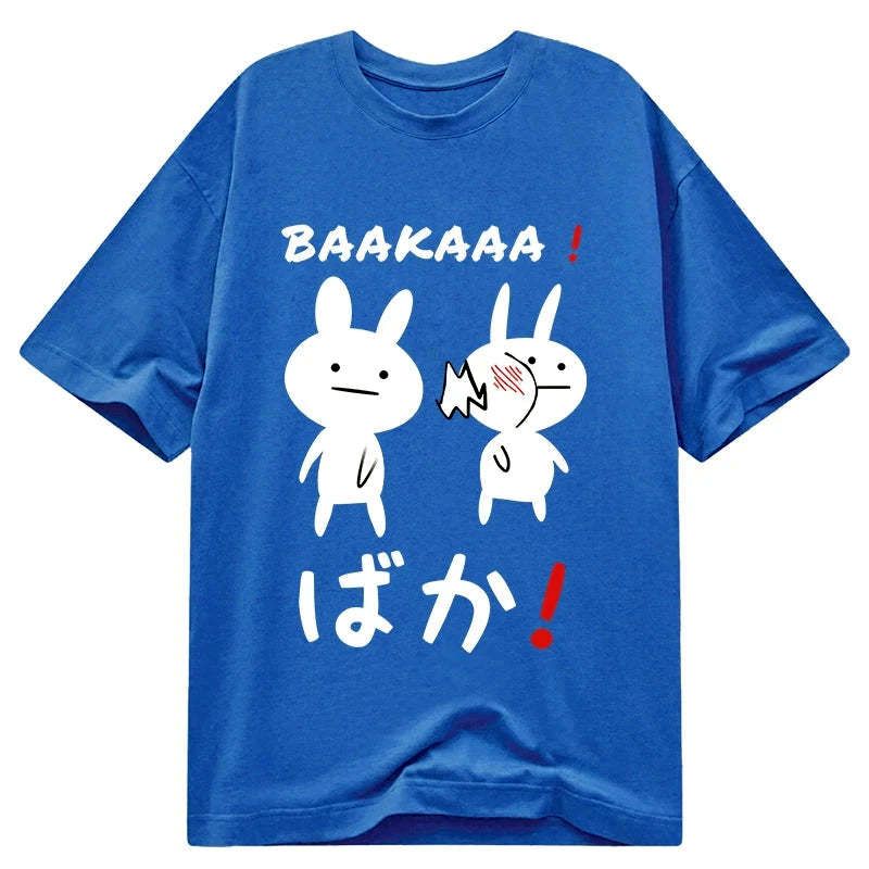 funny baka manga slap tee for daily wear