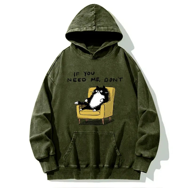 Washed Unisex Hoodie for Daily Wear
