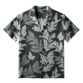 Kyoto-Lion Vibrant Fern Silhouettes Aloha Hawaiian Shirt