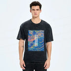 vintage ukiyo-e t-shirt for streetwear