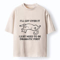 Kyoto-Lion Dramatic Cat Meme Washed T-Shirt