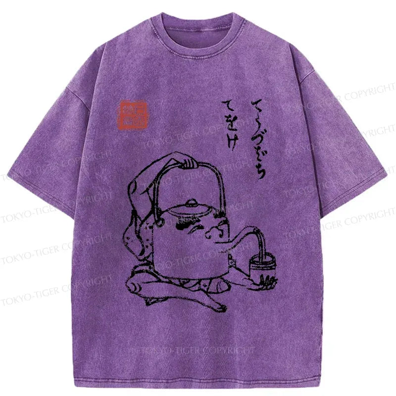 Monster ukiyo-e tee for anime convention