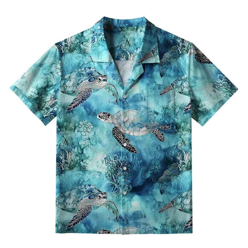 Vintage Japanese Turtle Shirt on Sale